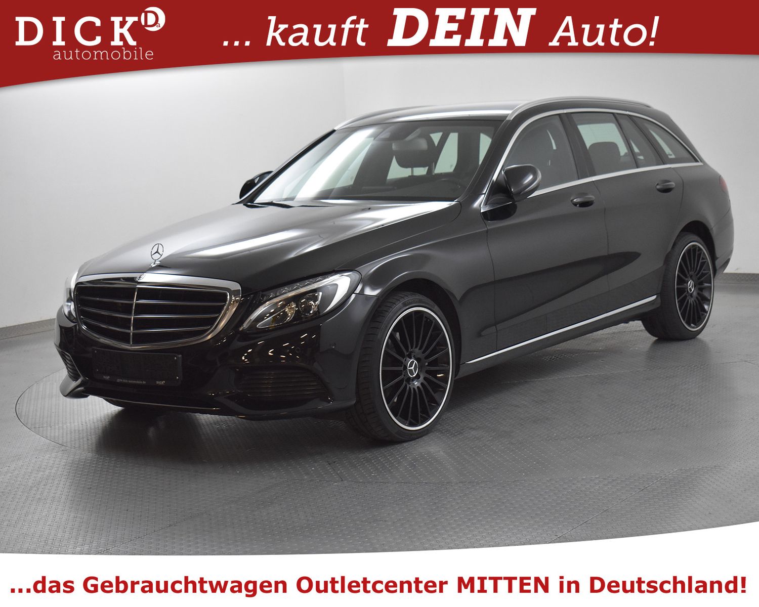 MERCEDES-BENZ C 220d T 9G Exclusive NAVI+LEDER+SHZ+AHK+LED+19" - Image 4