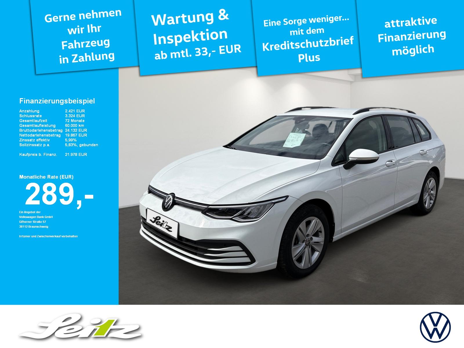 Volkswagen Golf VIII Variant 2.0 TDI Life *LED*NAVI*PDC*