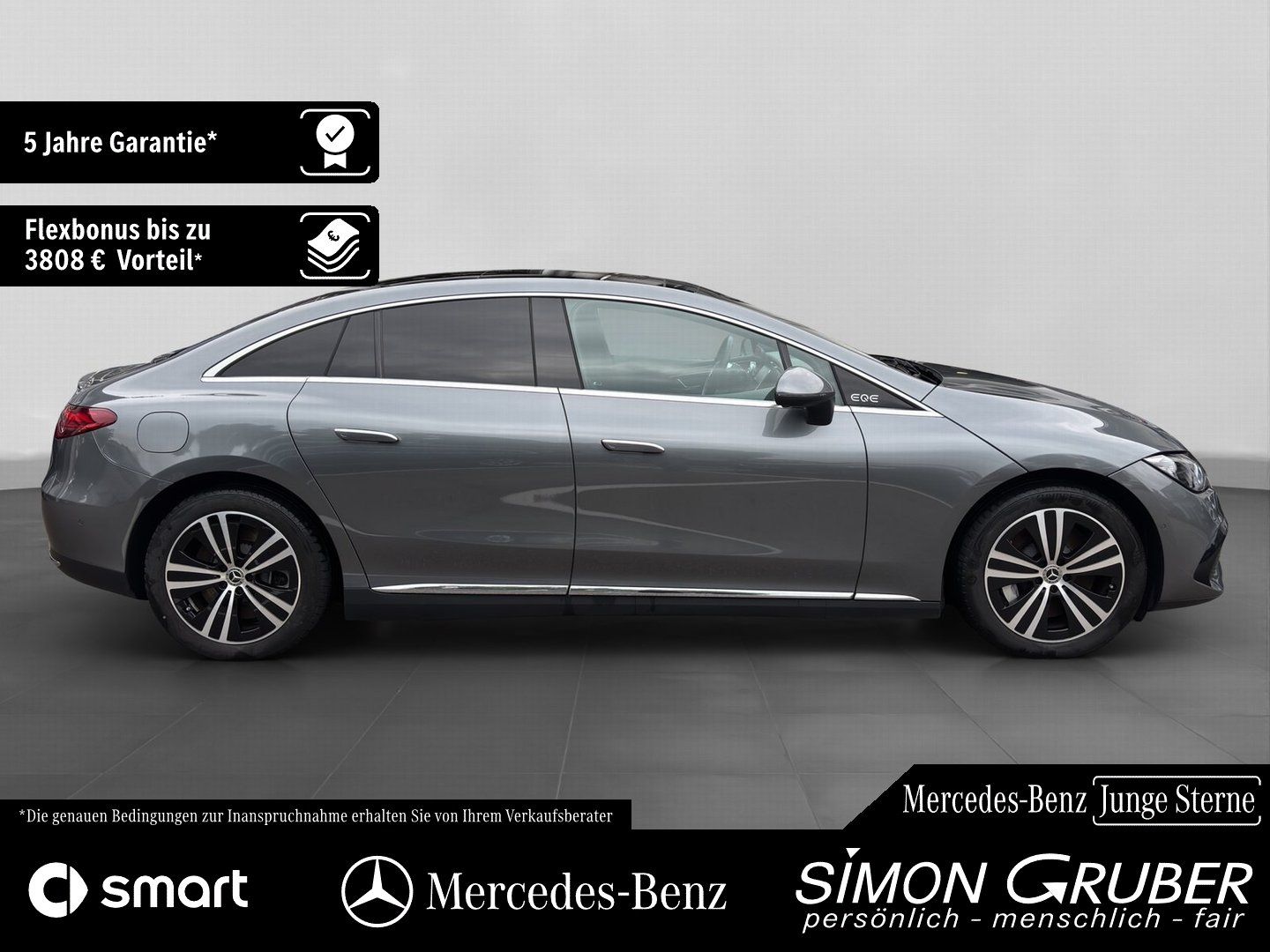 Fahrzeugabbildung Mercedes-Benz EQE 300 Electric Art Pano LED Guard 360 Kamera