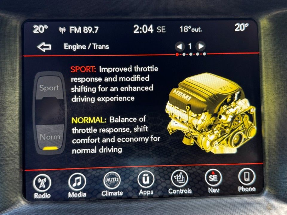 Fahrzeugabbildung Dodge Charger 5.7 V8 HEMI DAYTONA ACC el. GHSD