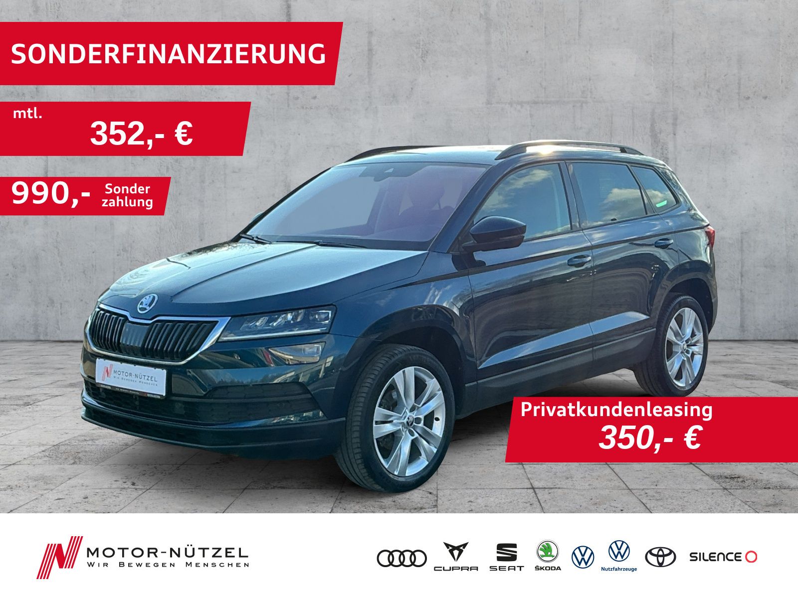 Skoda Karoq 1.5 TSI DSG STYLE LED+NAVI+ACC+SHZ+PDC+AHK