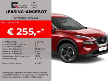 Nissan Leasingangebot: Nissan X-Trail N-CONNECTA 165PS Automatik Winter/HUD/Na
