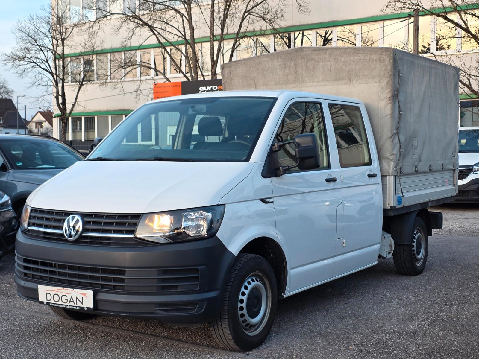 Volkswagen T6 Transporter Pritsche Plane DoKa lang |Klima