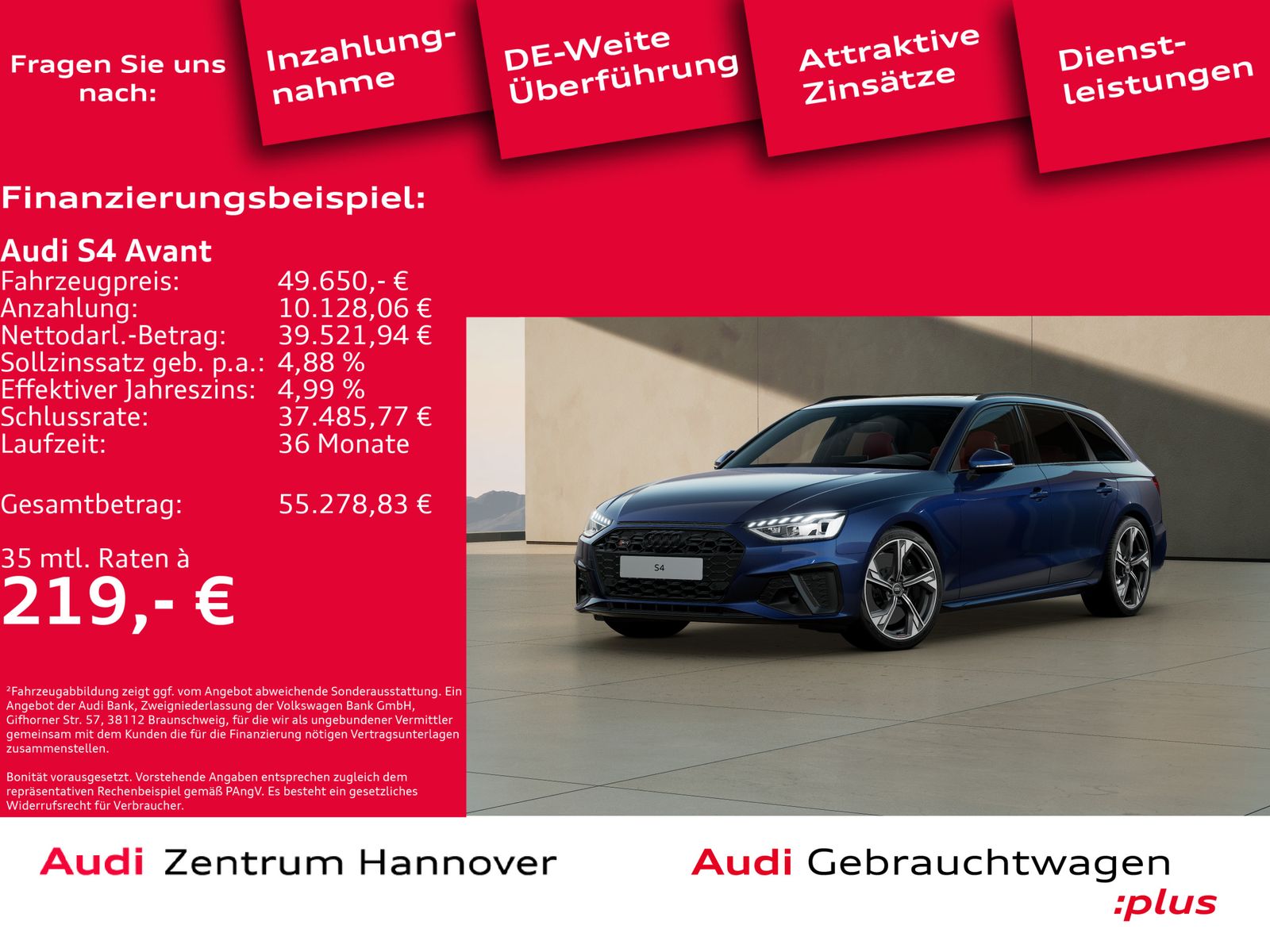 Audi S4 Avant 3.0 TDI quattro Pano B&O Kamera Navi