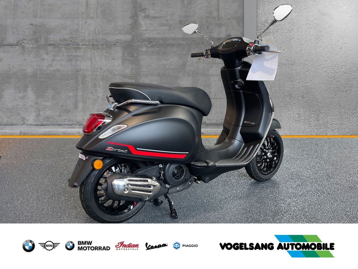 Fahrzeugabbildung Vespa Sprint 125 Sport, I-Get, E5, TFT Display, Wegfah