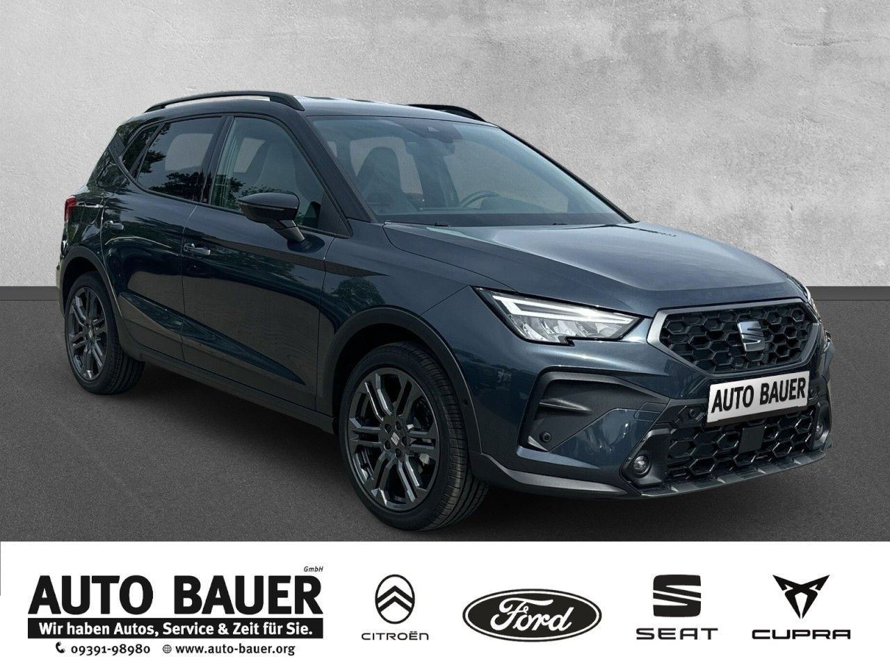 Fahrzeugabbildung SEAT Arona FR Black Edition 1.5 TSI 110 PS DSG - mit KI generiert/bearbeitet