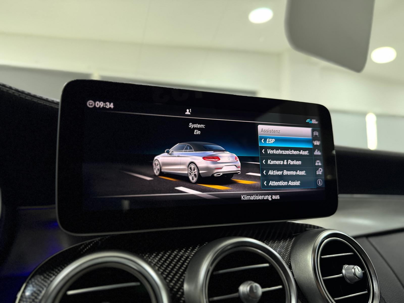 Mercedes-Benz C 200 CABRIO 9G AMG-LINE*DIGITAL T.*AMBI*BURMES*