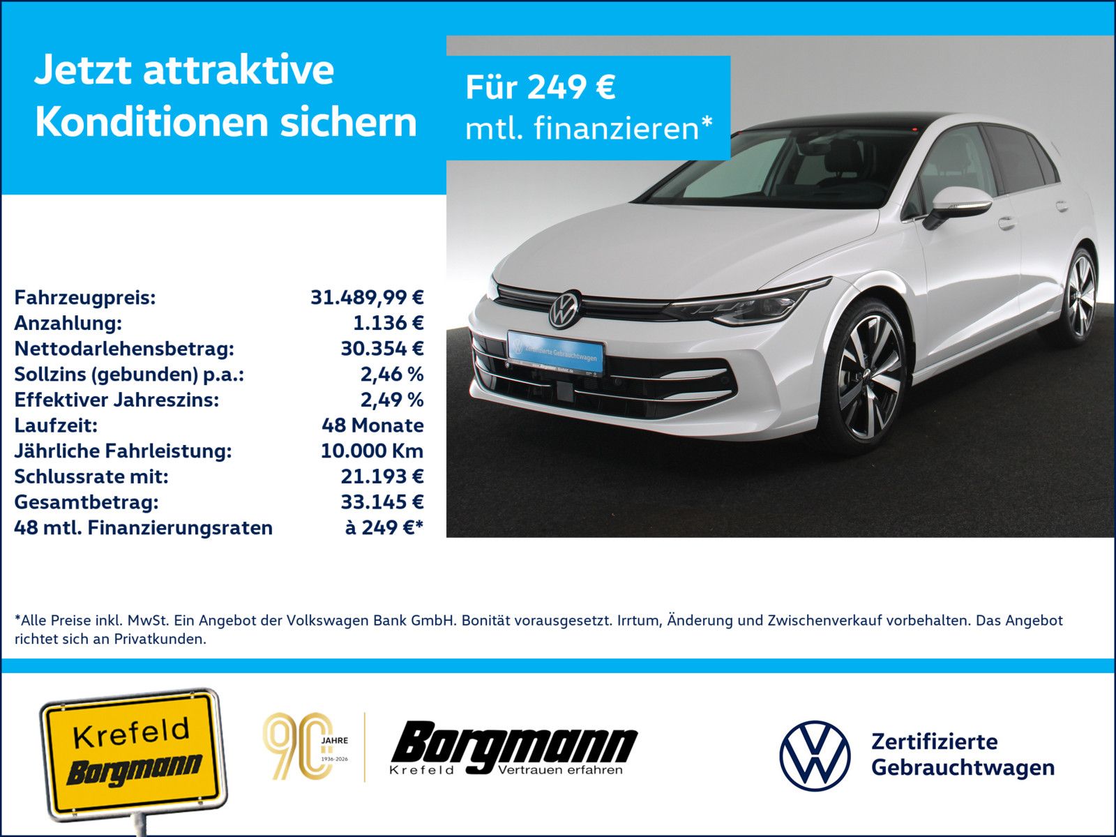 Volkswagen Golf VIII 1.5 eTSI Style AHK MATRIX-LED PANO HUD foto 1