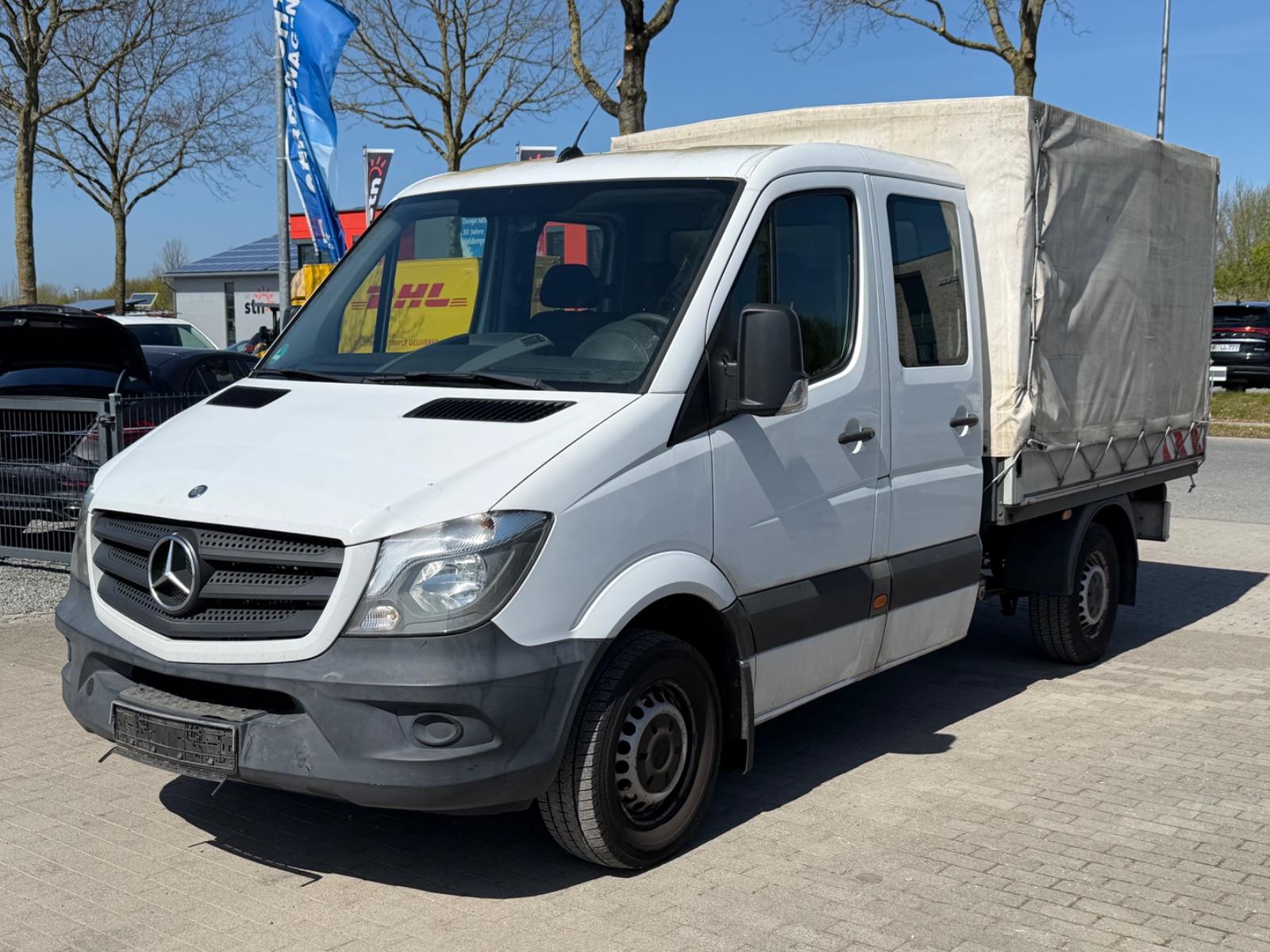 Mercedes-Benz Sprinter II Pritsche 313 CDI DoKa Plane 6-Sitze