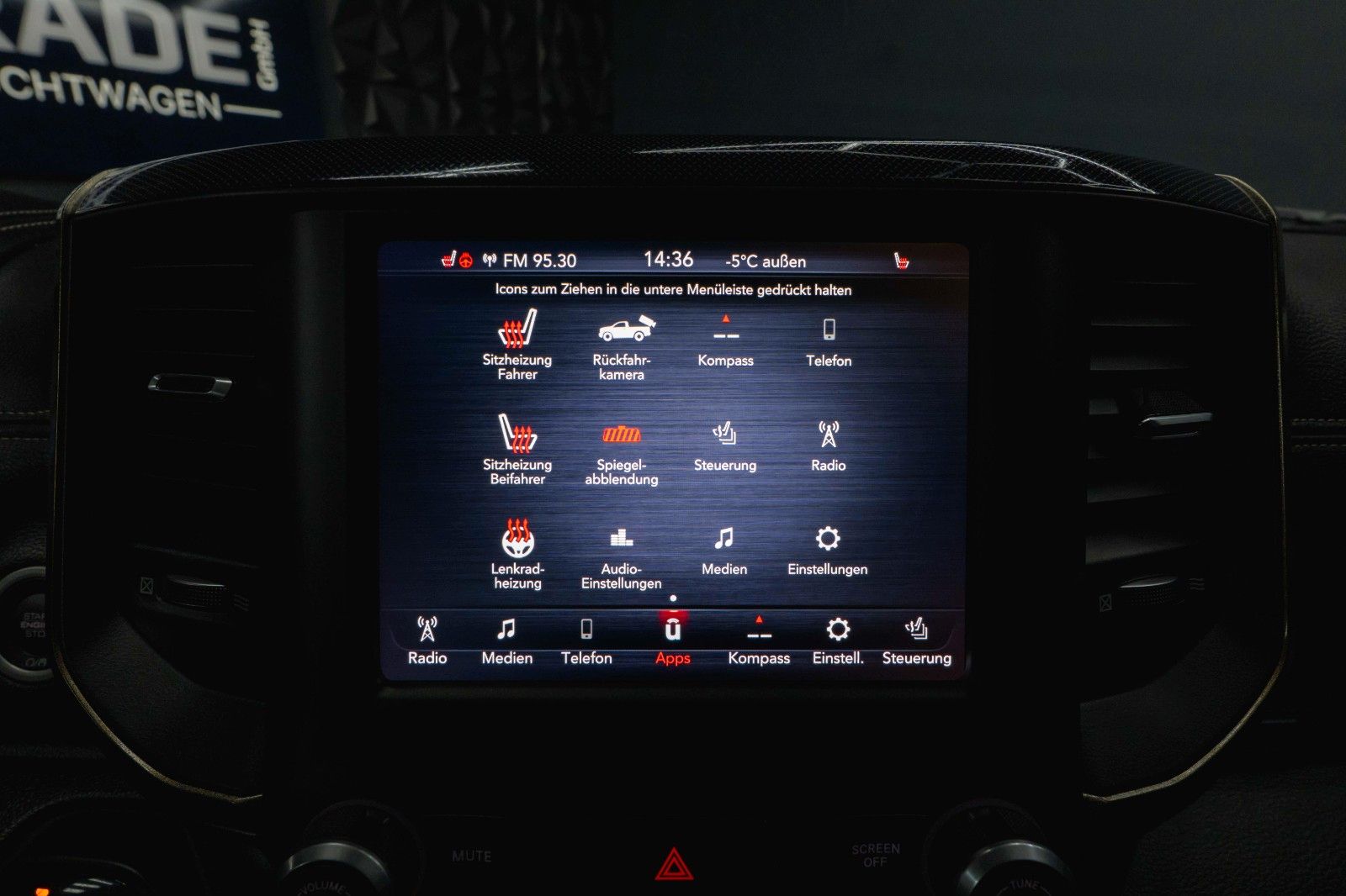 Fahrzeugabbildung Dodge RAM 5.7 V8 HEMI 4x4 REBEL OFFROAD Night AxleLock