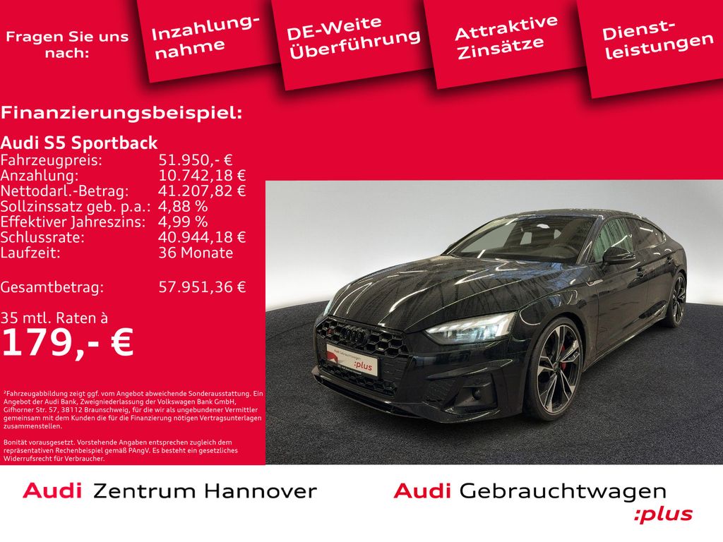 Audi S5 Sportback 55 TDI quattro Matrix Kamera B&O