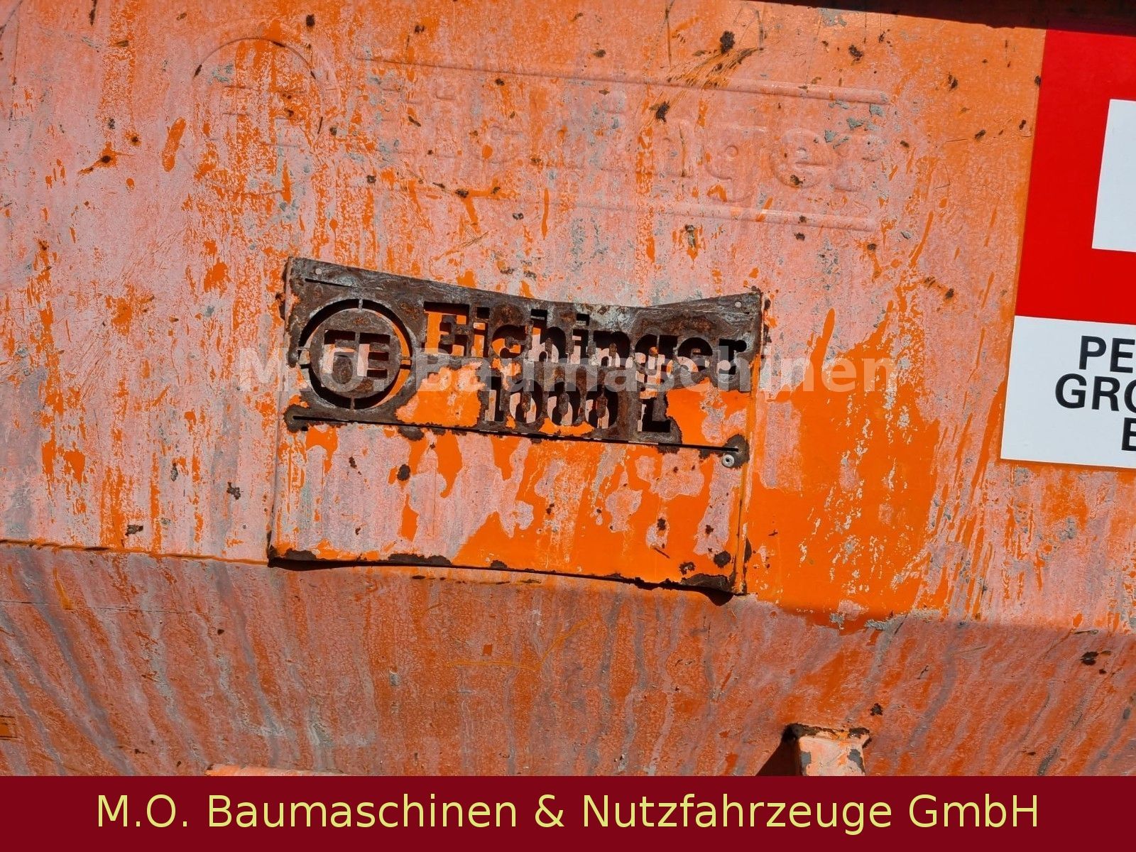 Fahrzeugabbildung Andere Eichinger Betonkübel / 750 L / 1000 L / 1500L