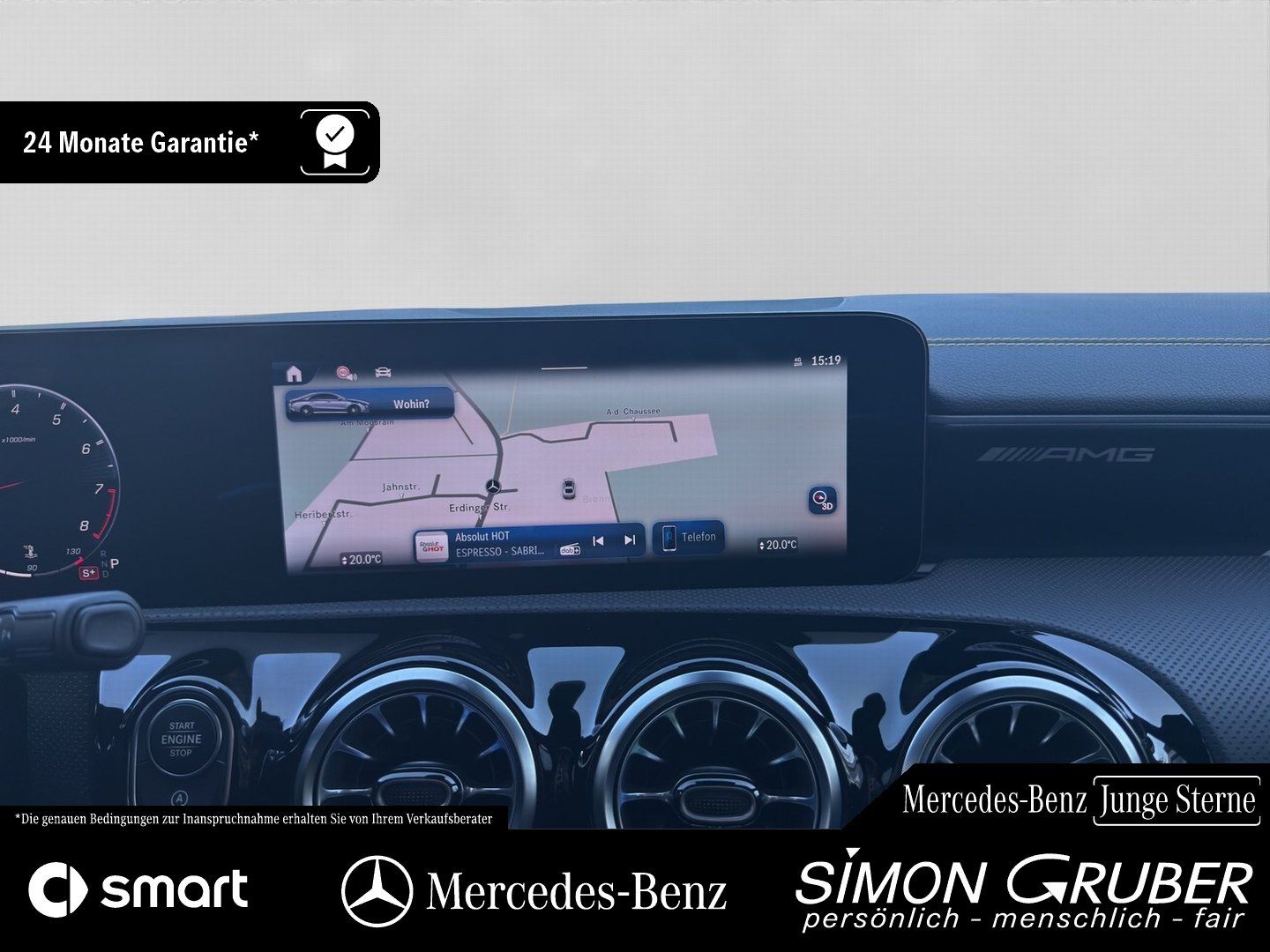 Fahrzeugabbildung Mercedes-Benz CLA 45 S 4M+ AMG Aero Burm Pano HUD Perfo Sitze