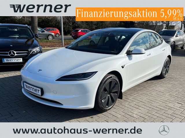 Tesla Model 3 RWD "new Modell" AHK GLASDACH SOUND M+S