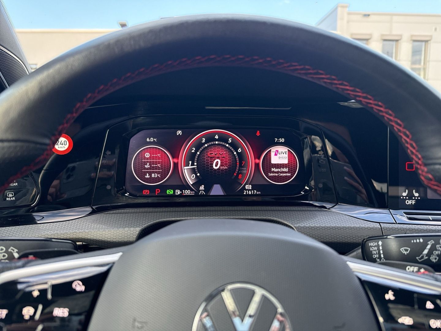 Volkswagen Golf GTI Clubsport 2,0 TSI DSG Panodach 19''Alu  foto 13