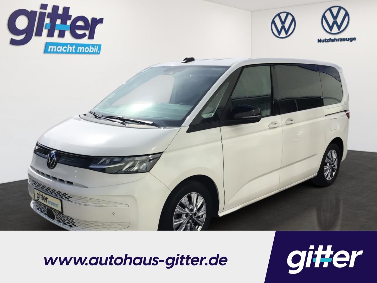 Volkswagen T7 Multivan 2024, 2.0D dīzelis, Automāts, Furgons, Balts — Latvijā