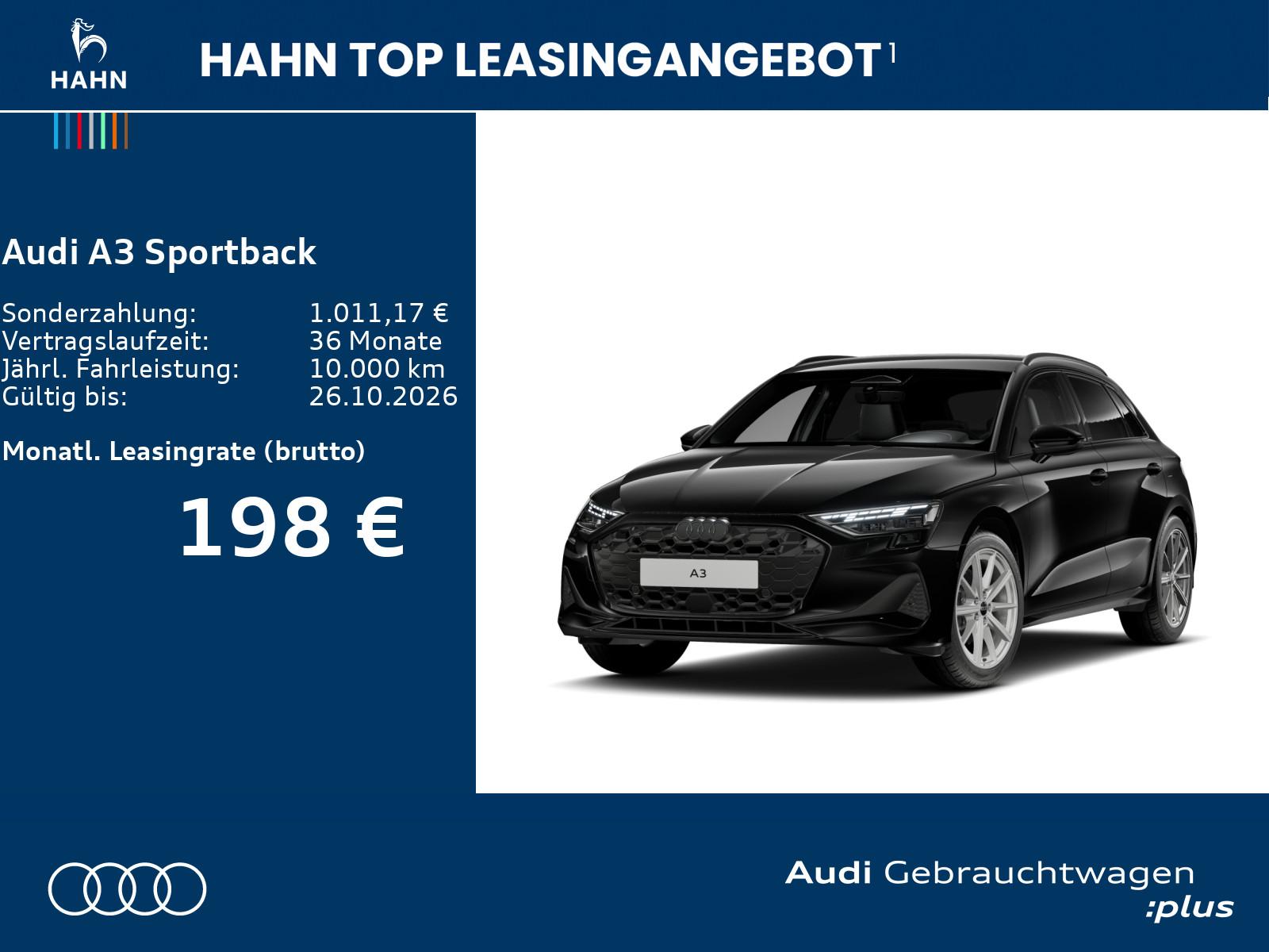 Audi A3 Sportback TFSI advanced Navi LED CAM Virtual