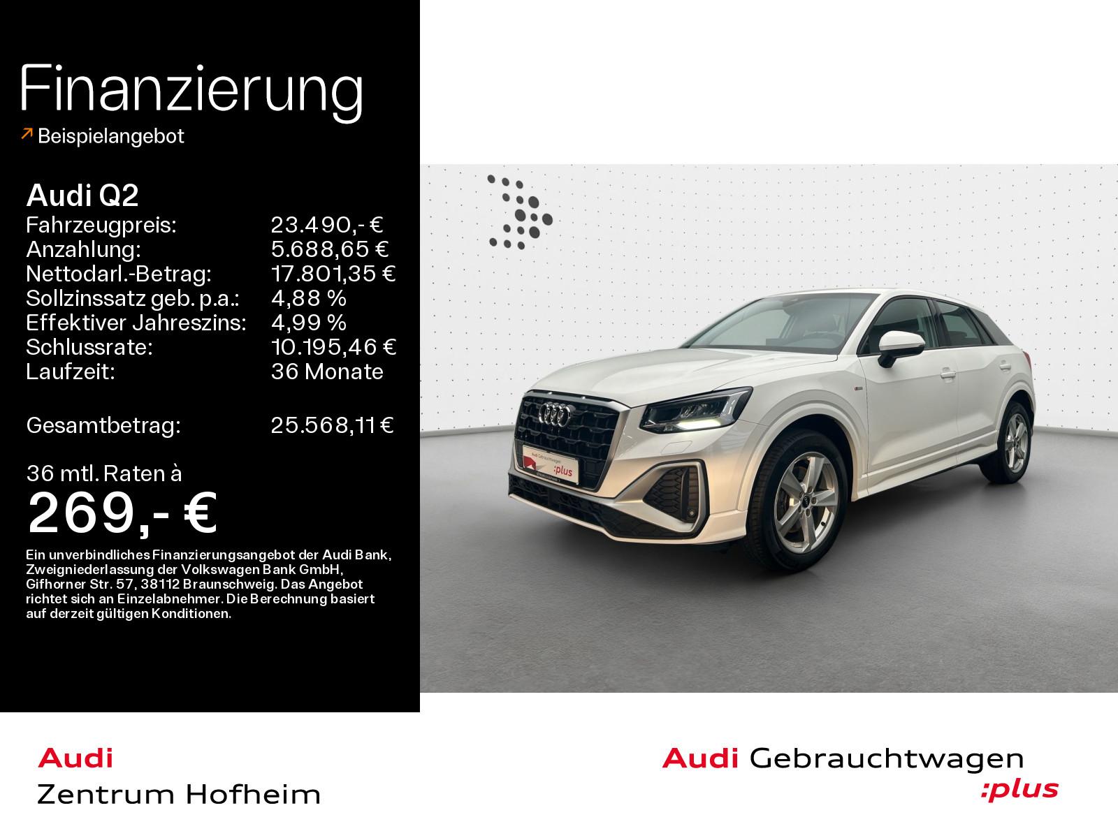 Audi Q2 S line 35 TDI 110kW S tronic*LED*RFK*Navi+*vi