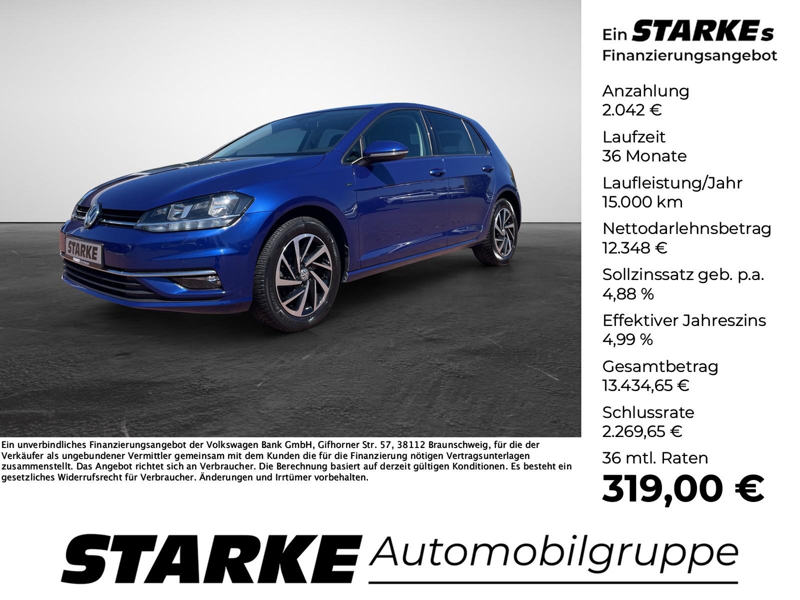 Volkswagen Golf 1.0 TSI Join  AHK Navi PDC LM Tempo Klima