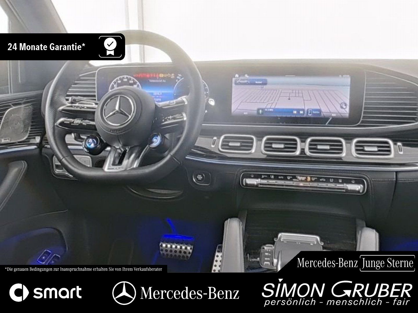 Fahrzeugabbildung Mercedes-Benz GLE 53 Hybrid 4M AMG Premium+ Night Nappa 22Zoll