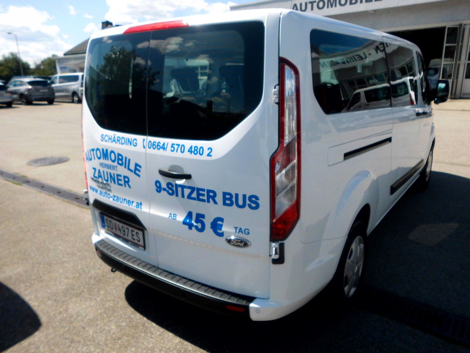 Ford Transit Custom L2, Klima hinten, 9 Sitze imagem 3
