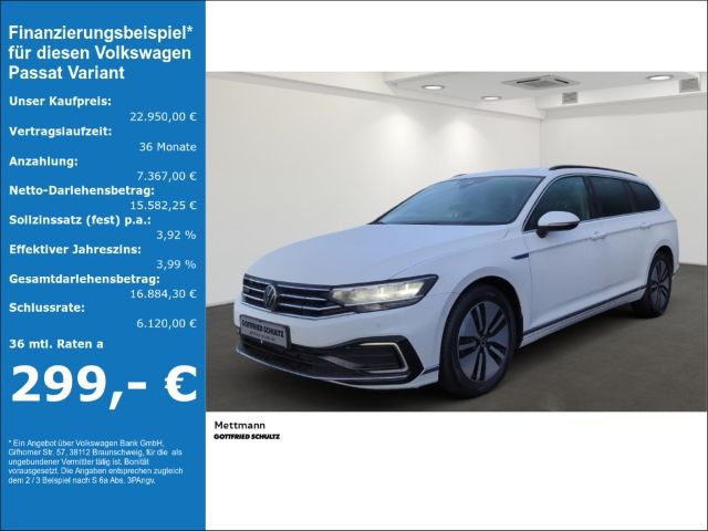 Volkswagen Passat Variant GTE 1 4 TSI eHybrid 160kW DSG