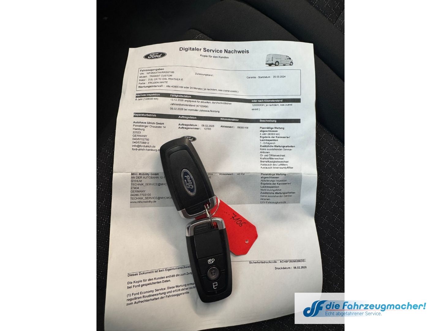 Fahrzeugabbildung Ford Transit Custom Kasten 320 L2 Trend FWD Navi LED