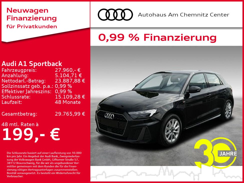 A1 Sportback S line 30 TFSI 85 kW S tronic