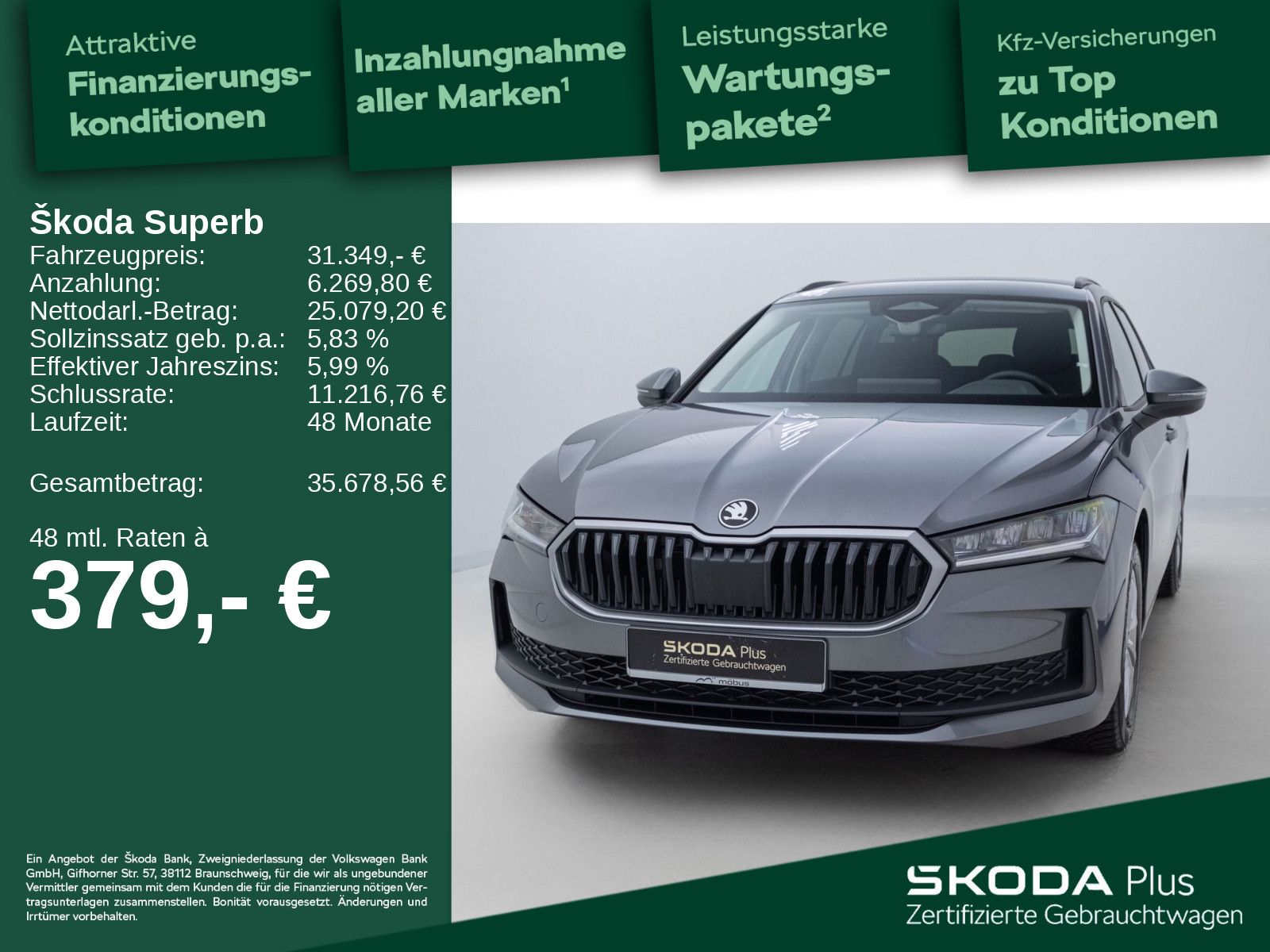 Skoda Superb Combi 2.0 TDI DSG*LED*NAV*APP*RFK*LANE*AA imagem 2