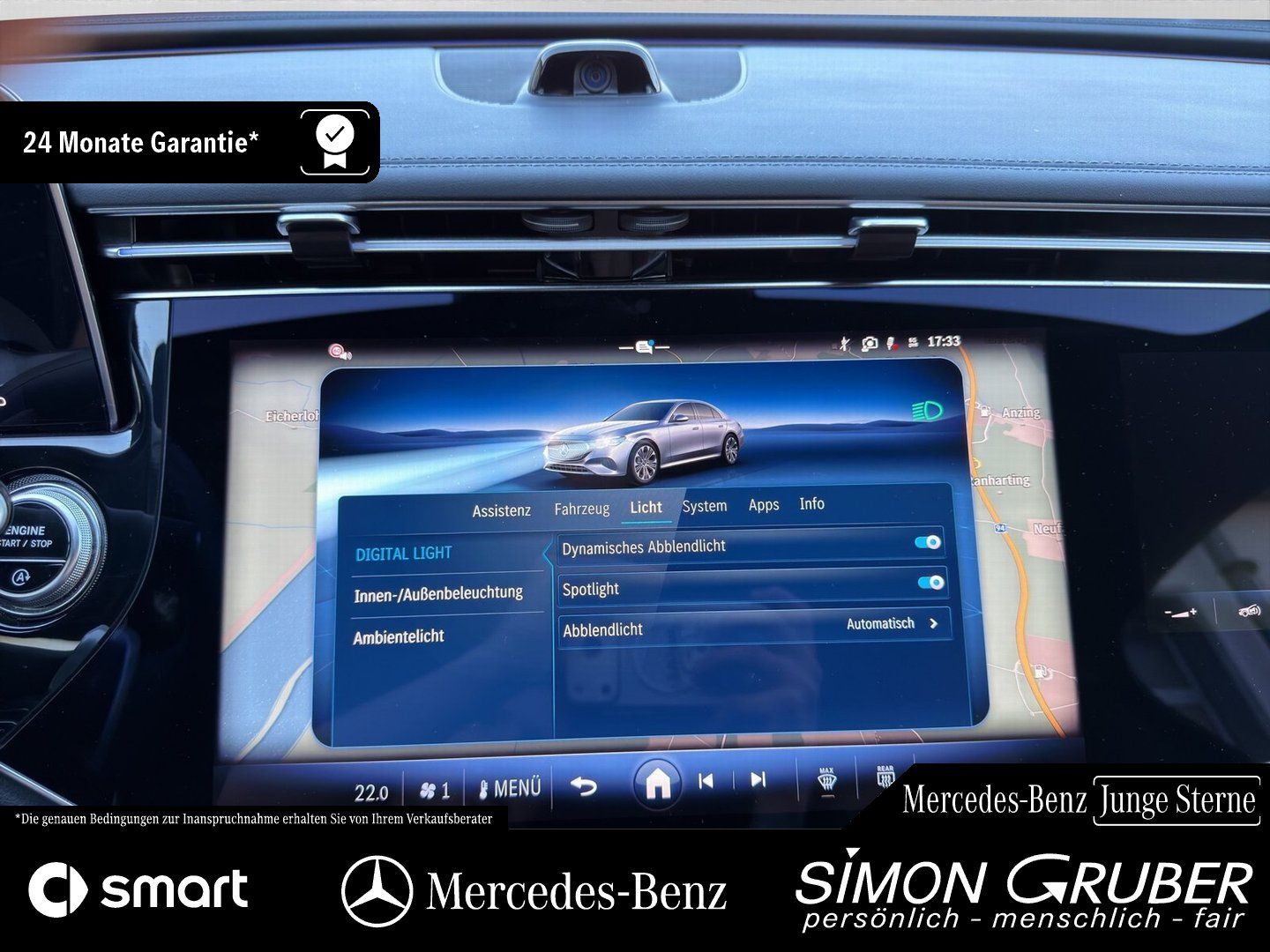 Fahrzeugabbildung Mercedes-Benz E 220 d AMG Night Pano Burm Superscreen DigiL