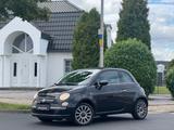 Fiat 500 Cabrio Lounge*SERVICE NEU*TÜV NEU - Fiat 500: Schwarz, Cabrio