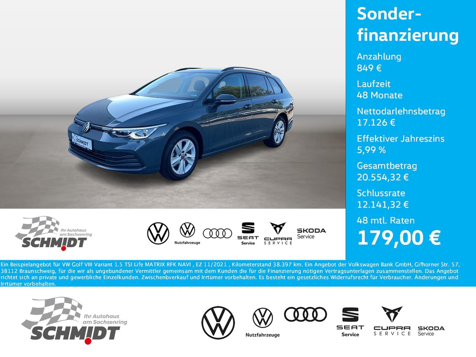 Volkswagen Golf VIII Variant 1.5 TSI Life MATRIX RFK NAVI