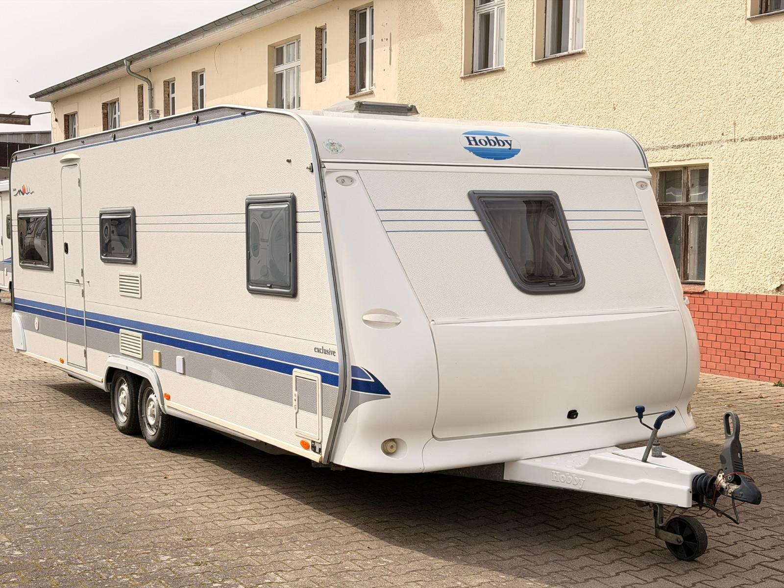 Hobby Exclusive 650 KMFe - Etagenbett - TÜV & GAS NEU