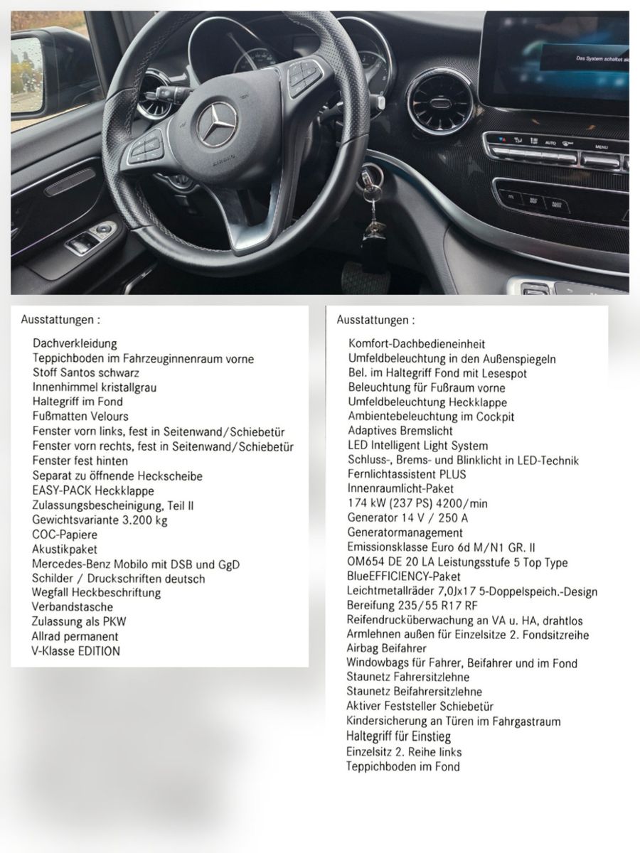 MERCEDES-BENZ V 300 d Aut. EDITION lang EDITION
