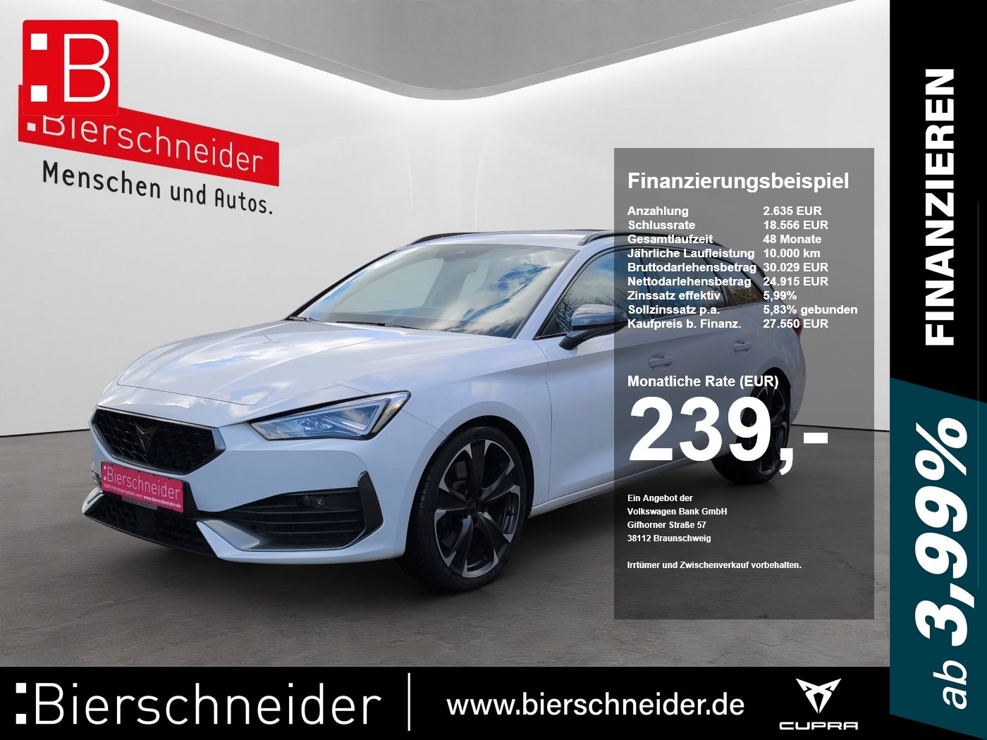 Cupra Leon SP 2.0 TSI DSG 4Drive VZ LED NAVI 19 ACC SH