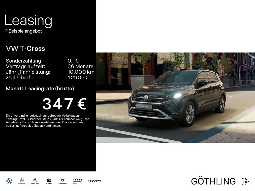 T-Cross Life 1.0 l TSI 85 kW (116 PS) 7- Gang-Do