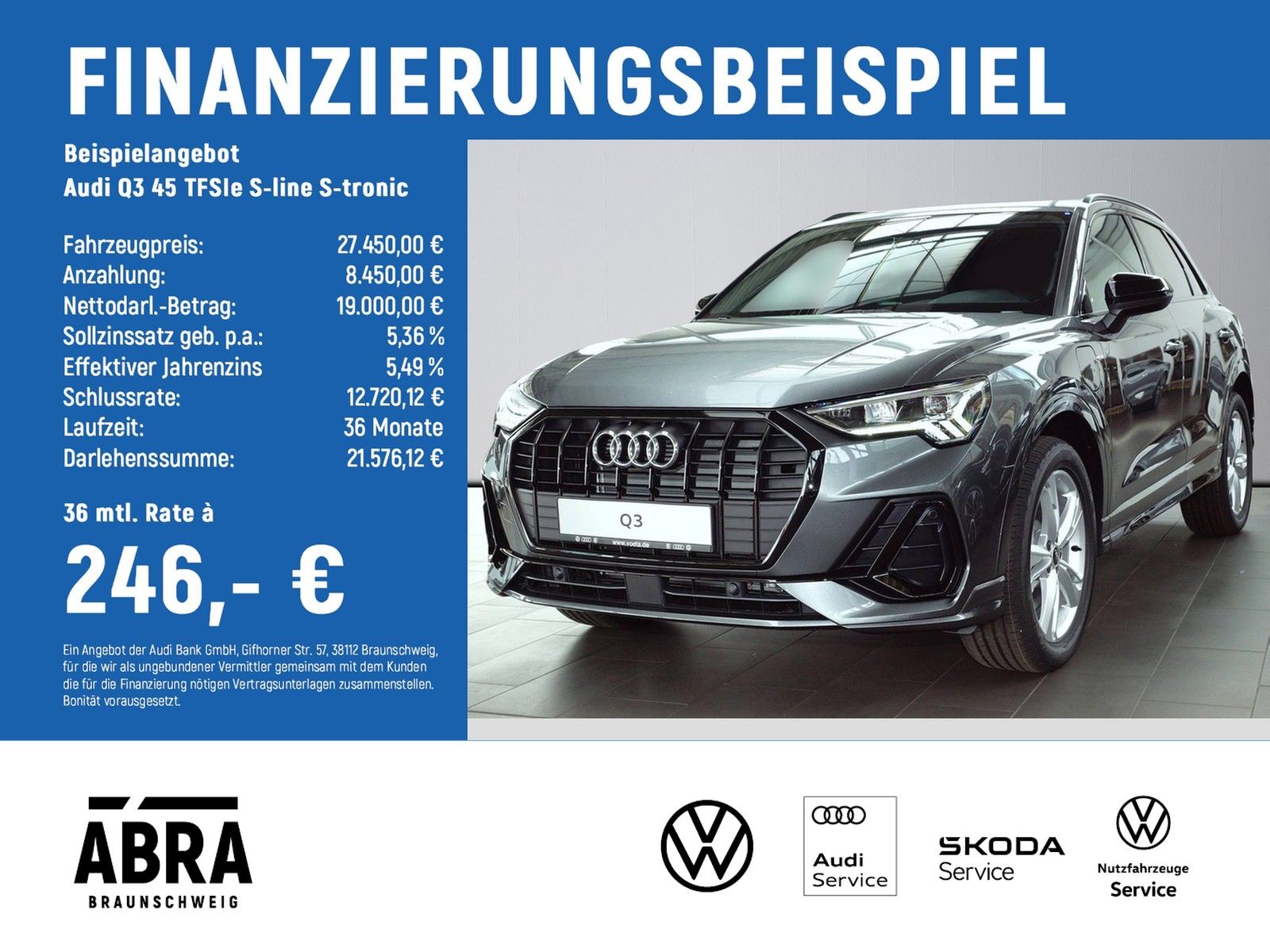 Audi Q3 45 TFSIe S-line S-tronic NAVI+LED+SHZ+SONOS foto 1