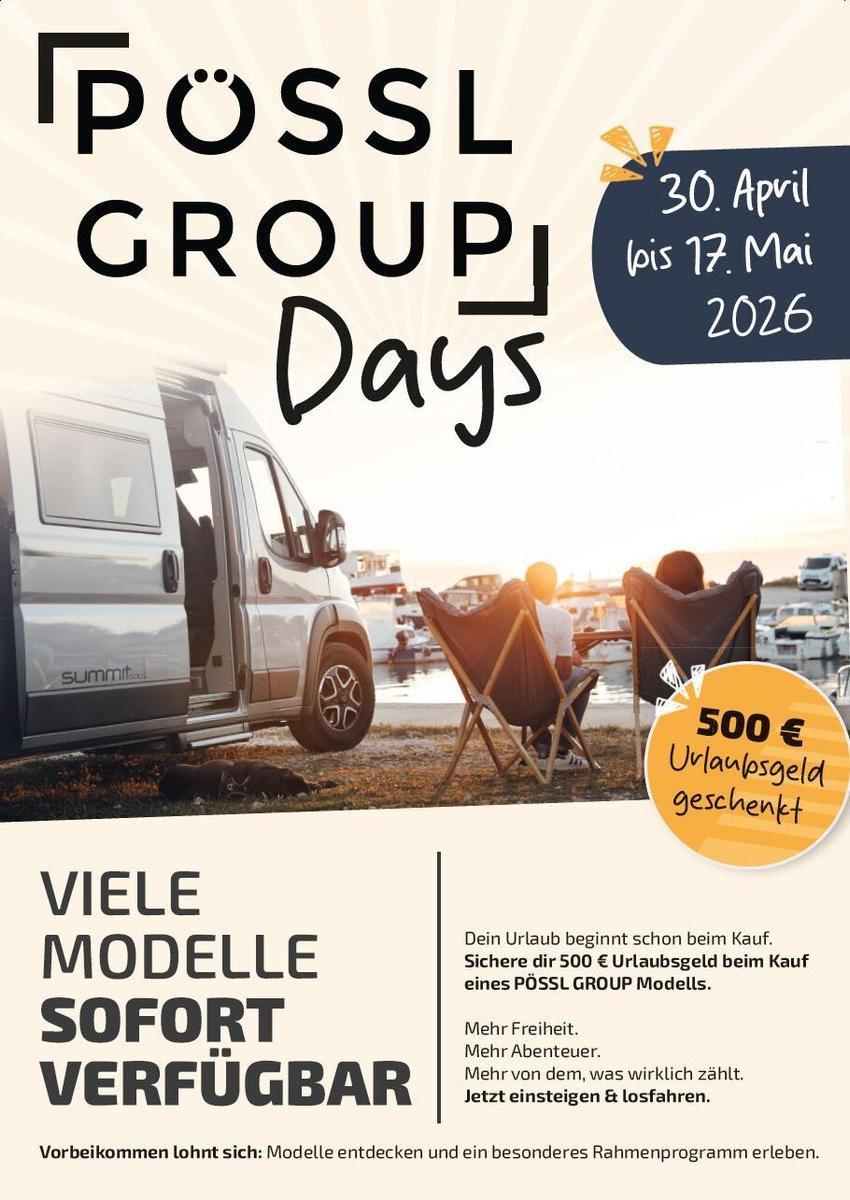 Pössl D-Line 2Win Plus Sie sparen 10.271,-