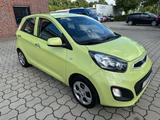 Kia Picanto Edition 7*KLIMA*RADIO*ELK-FENSTER* - mit Benzin-Antrieb: Grün, Scheckheftgepflegt