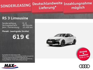 Audi Leasing Angebot: Audi NEUE RS 3 LIMOUSINE #FREI KONFUGIERBAR# 294(400)