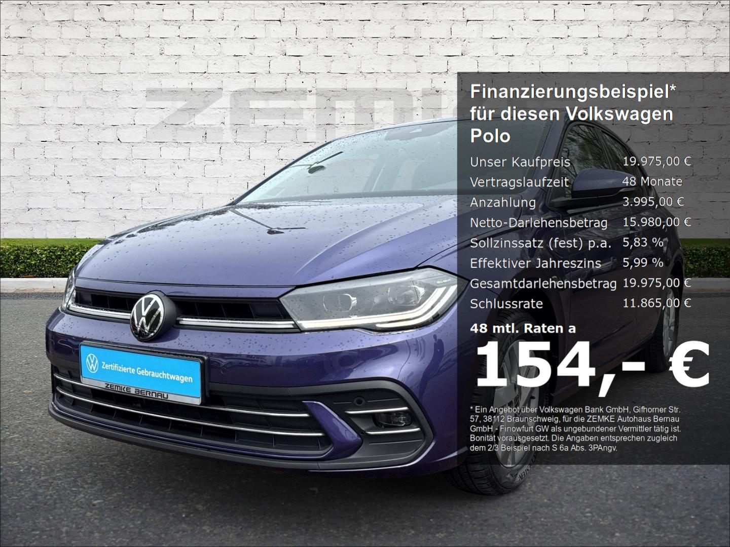 Volkswagen Polo VI 1.0 TSI Style Navi Digitales Cockpit LED