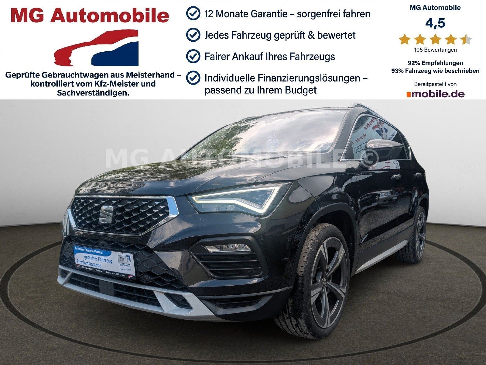 SEAT Ateca 2.0 TDI DSG Xperience 1.Hd Standhzg. AHK