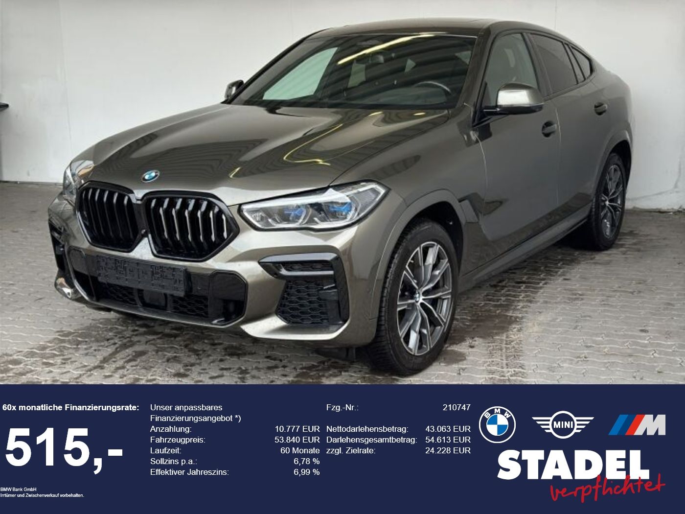 BMW X6 xDrive30d M Sport Navi.Laser.Pano.SHZv h.ACC foto 1
