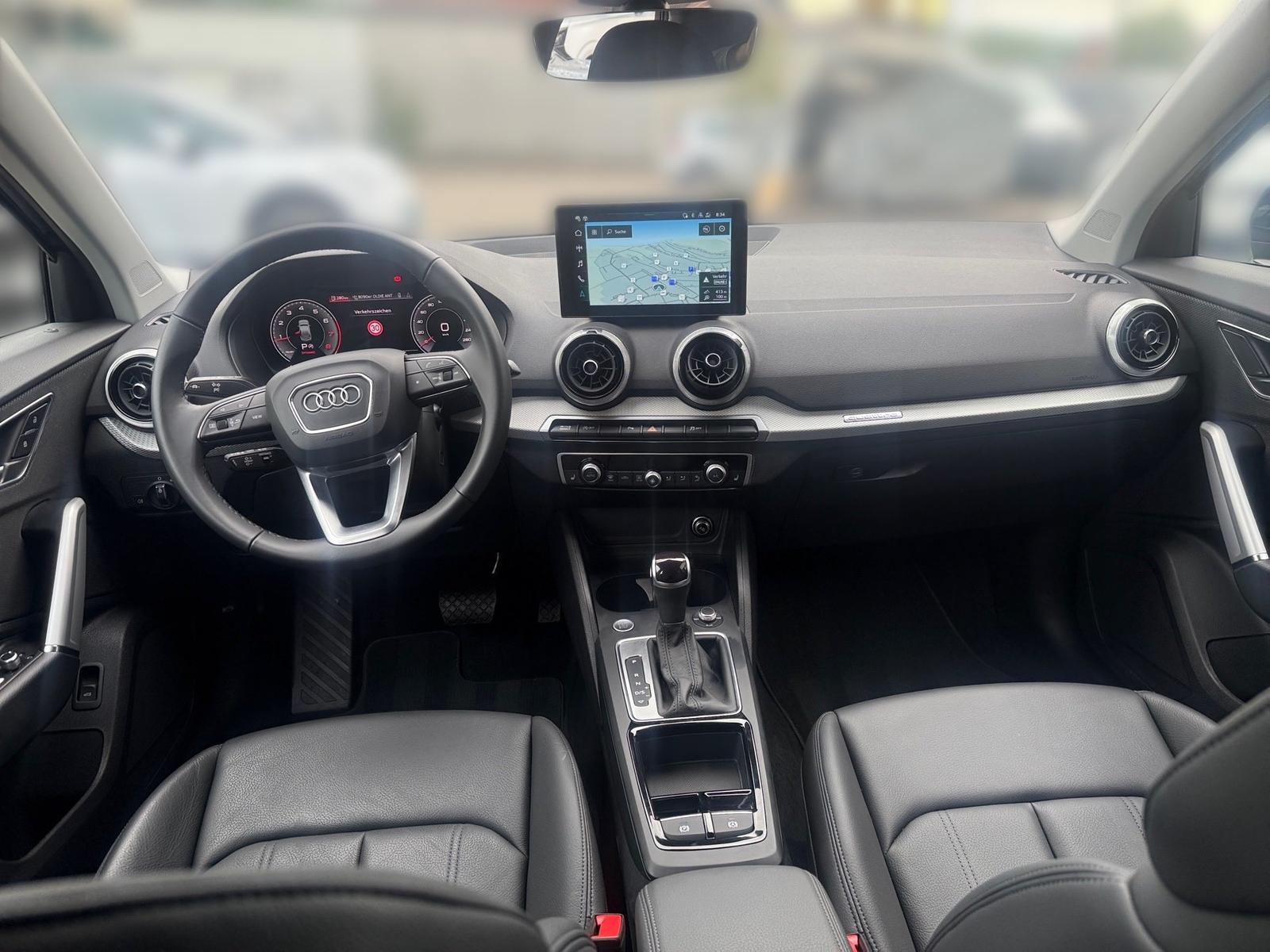 Audi Q2 advanced NAVI*LED*RFK*17LM*LEDER*GRA*5J GAR, миниатюра 11