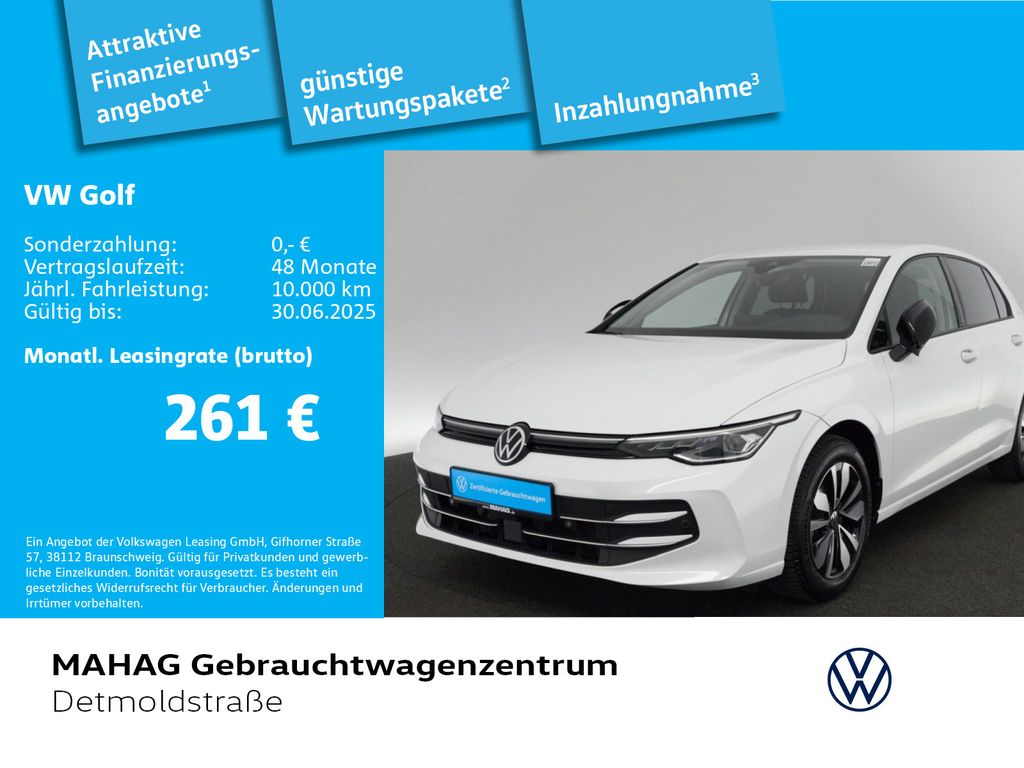 Volkswagen Golf VIII 1.5 TSI Goal AHK LED Navi ParkPilot Ap
