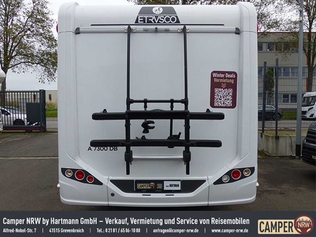 ETRUSCO A 7300 DB TV &amp; SAT, Navi, Markise, Radtr.