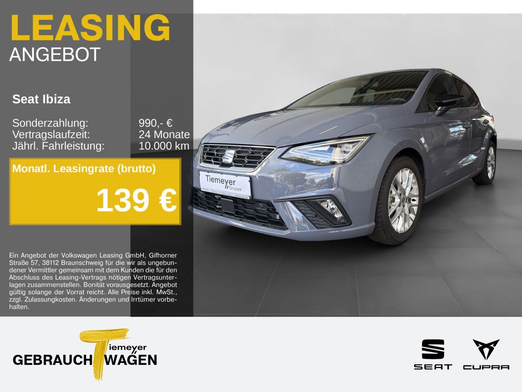 Seat Ibiza 1.0 TSI DSG FR NAVI ACC SH GJR PDC+