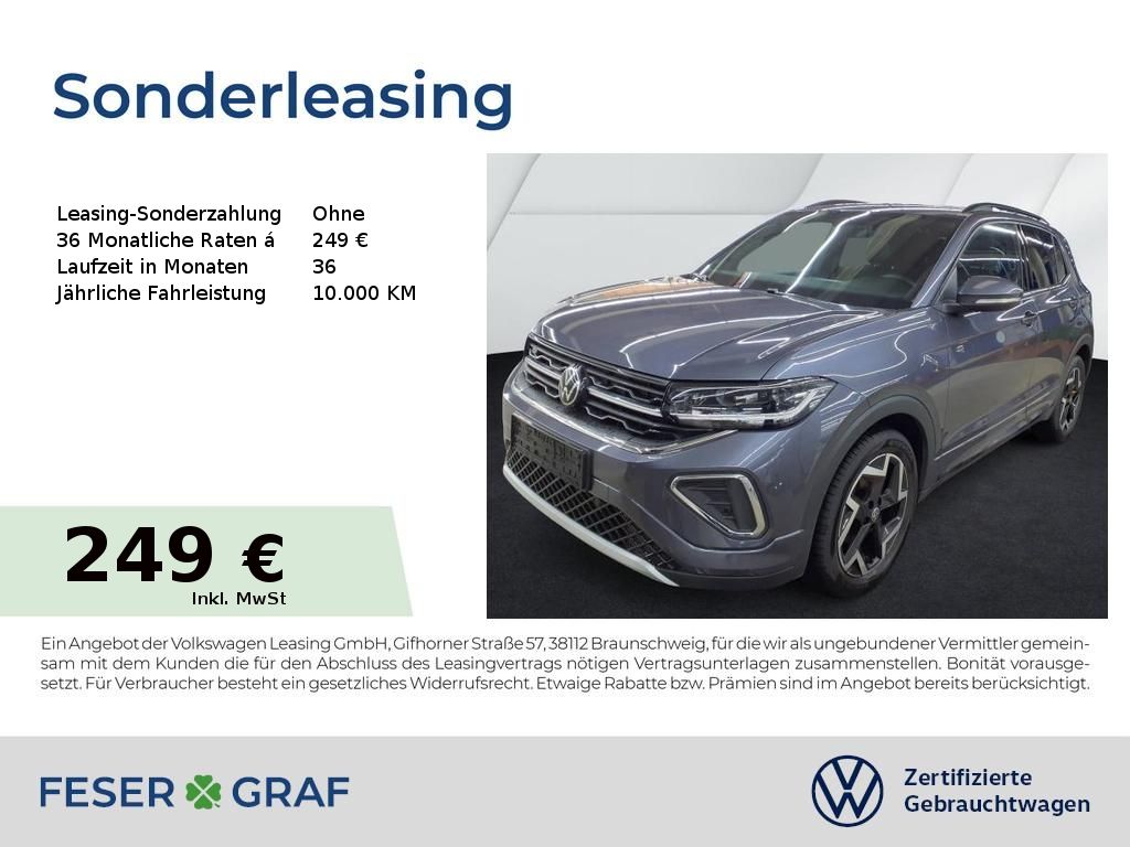 Volkswagen T-Cross R-Line 1.5 TSI DSG Navi AHK Kamera LED S