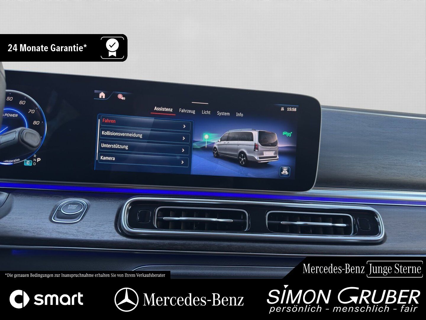 Fahrzeugabbildung Mercedes-Benz EQV 300 Avantgarde lang Leder eTüren 360 7Sitze