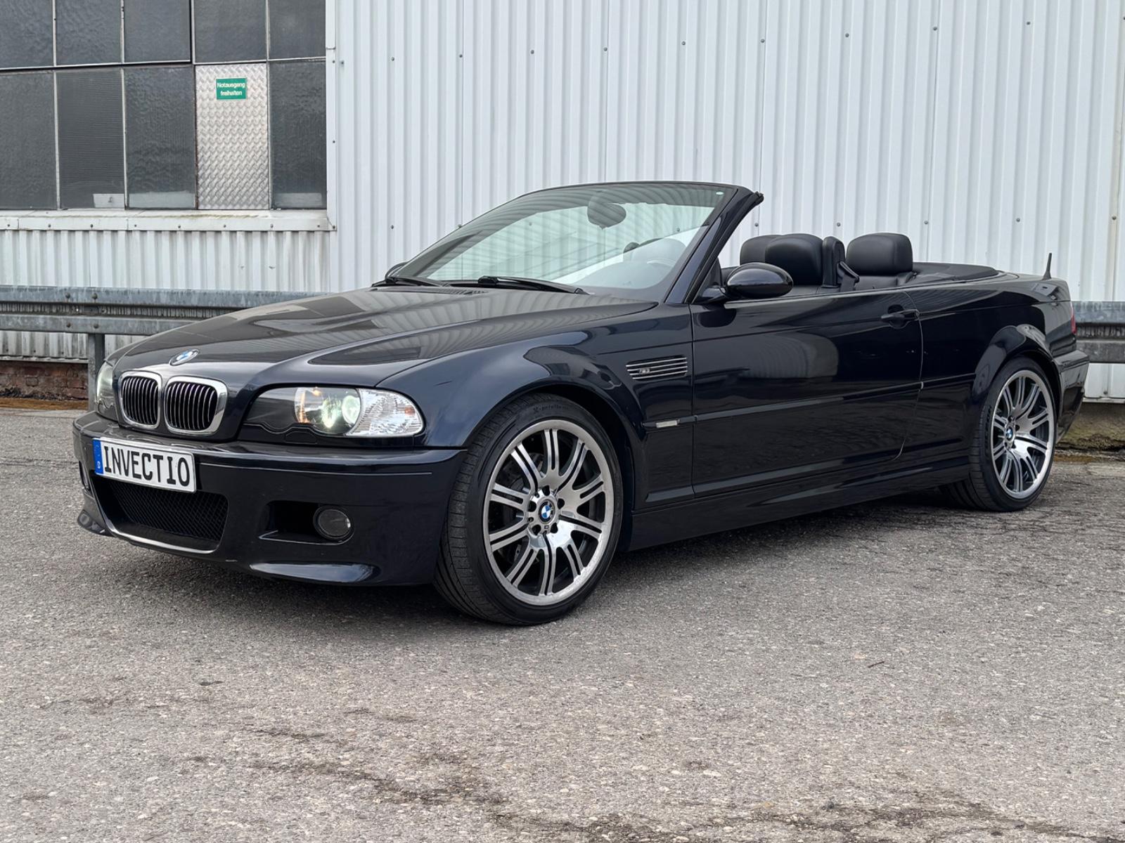 BMW M3 Cabrio Schalter DE Fahrzeug Carbonschwarz